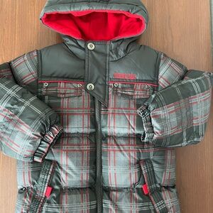 Pacific Trail Kids Hooded Jacket Ski Snow Outdoor Winter Size 4T Red/Gray NWT